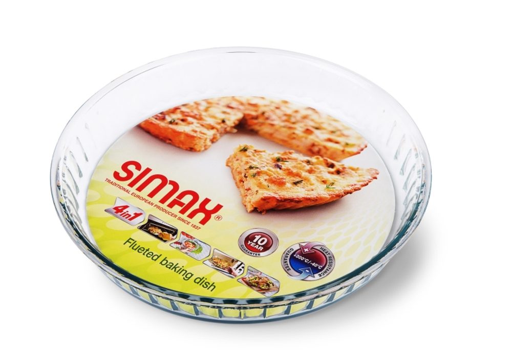 Levně forma koláč, 2,1 l, d26x5,8cm, var. sklo SIMAX