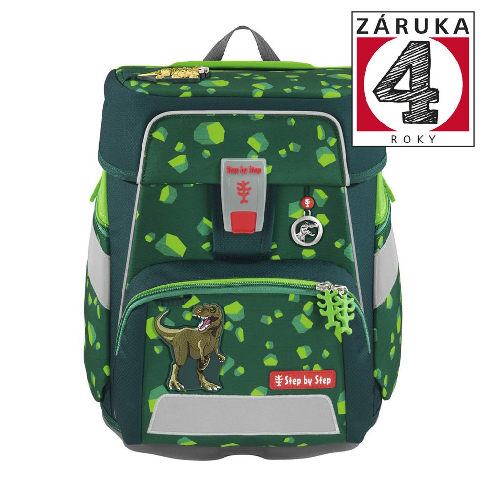 Levně Step by Step Školní aktovka SPACE, Dino Targo - 5 dílný set, AGR certifikát