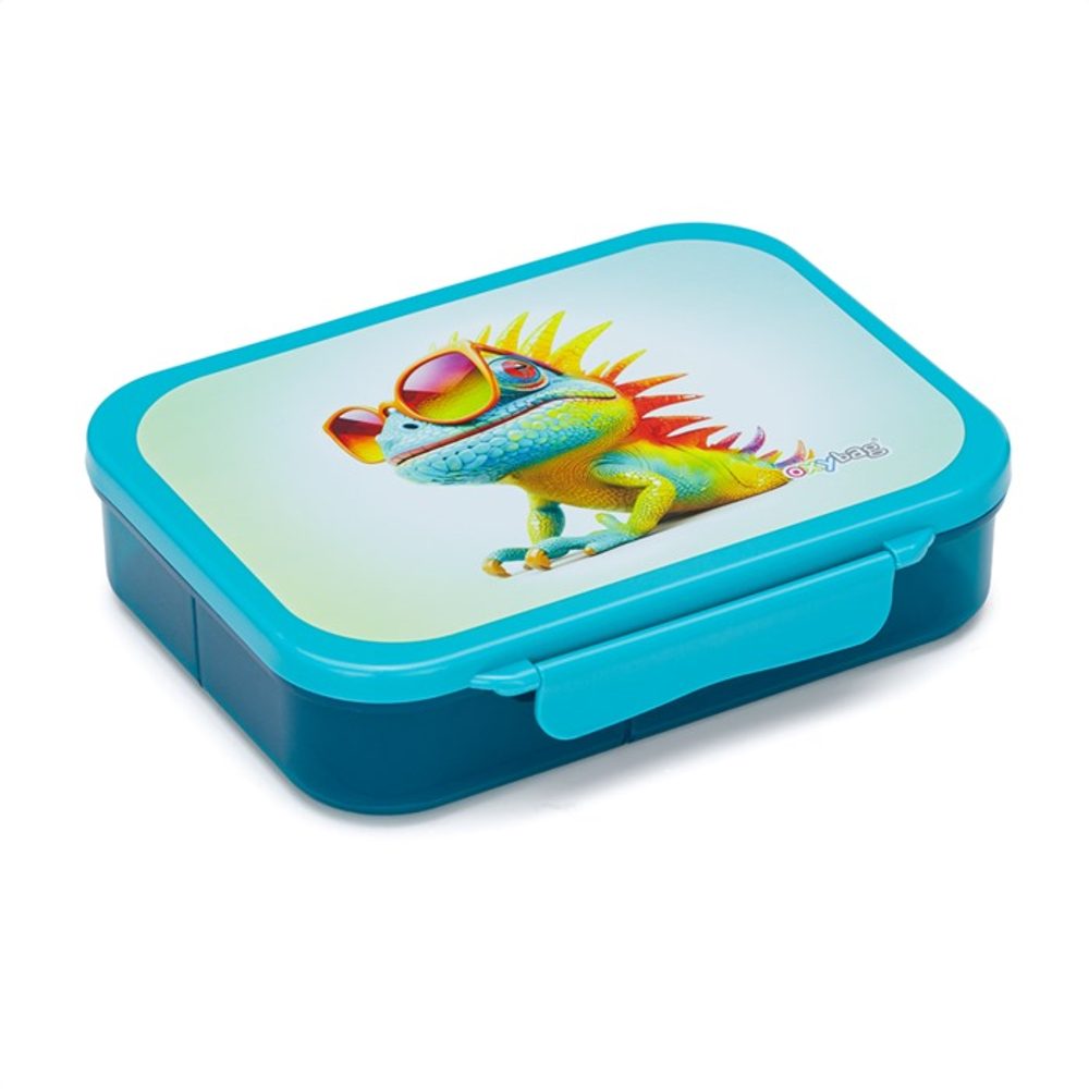 Karton P+P Box na svačinu s přihrádkami Chameleon
