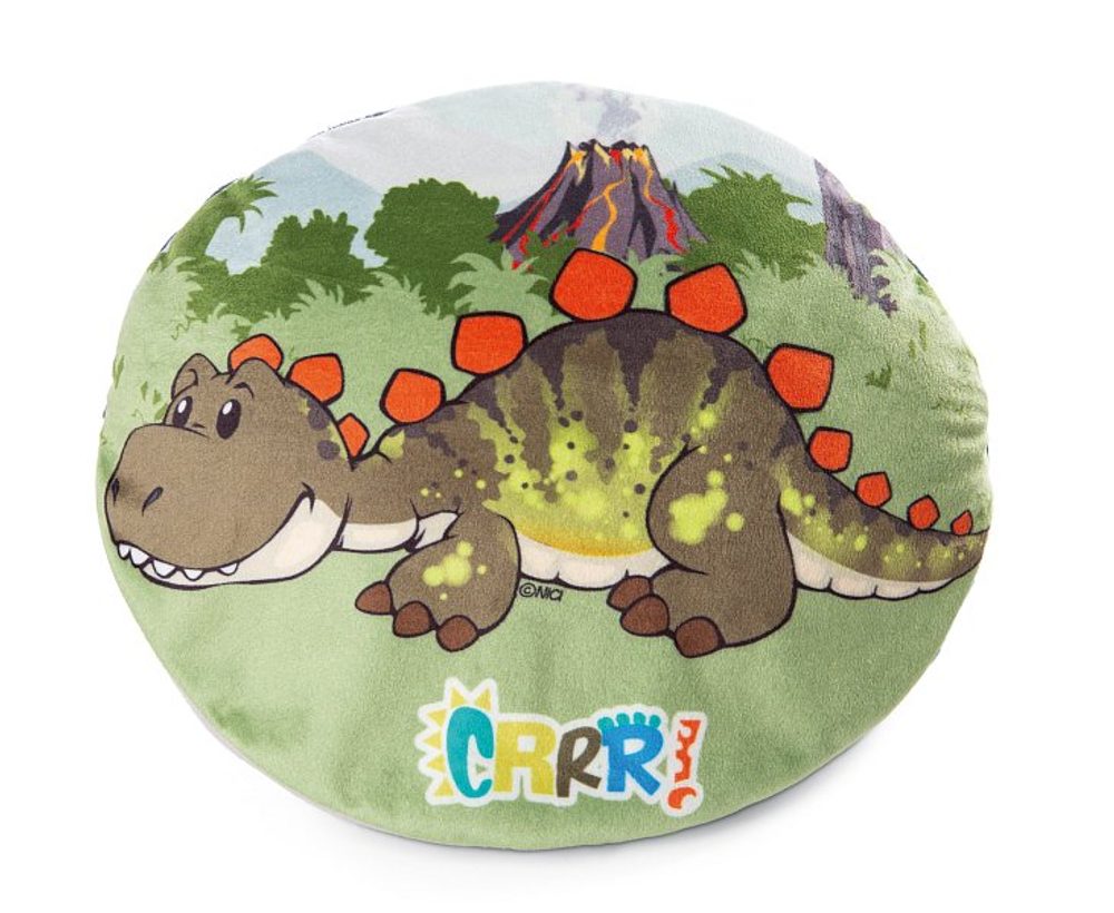 Levně NICI polštář oboustranný Dino Tony-Rex Fossily 32x26cm, fosforeskující ve tmě, GREEN