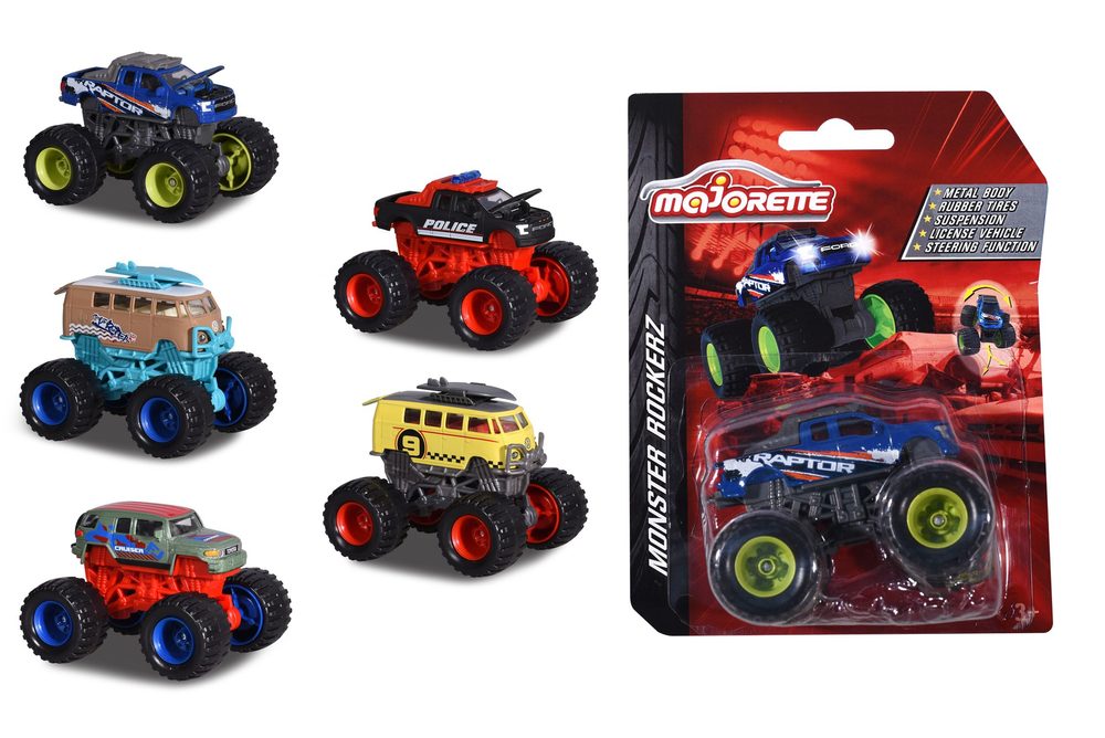 Auto Monster Rockerz 9cm, 5 druhů