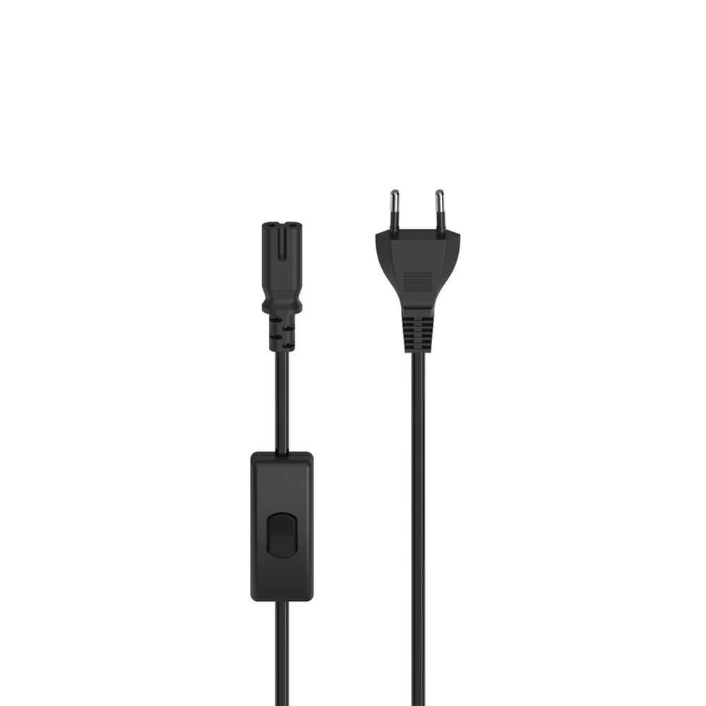 Levně Hama síťový napájecí kabel s vypínačem, euro vidlice, 2 m