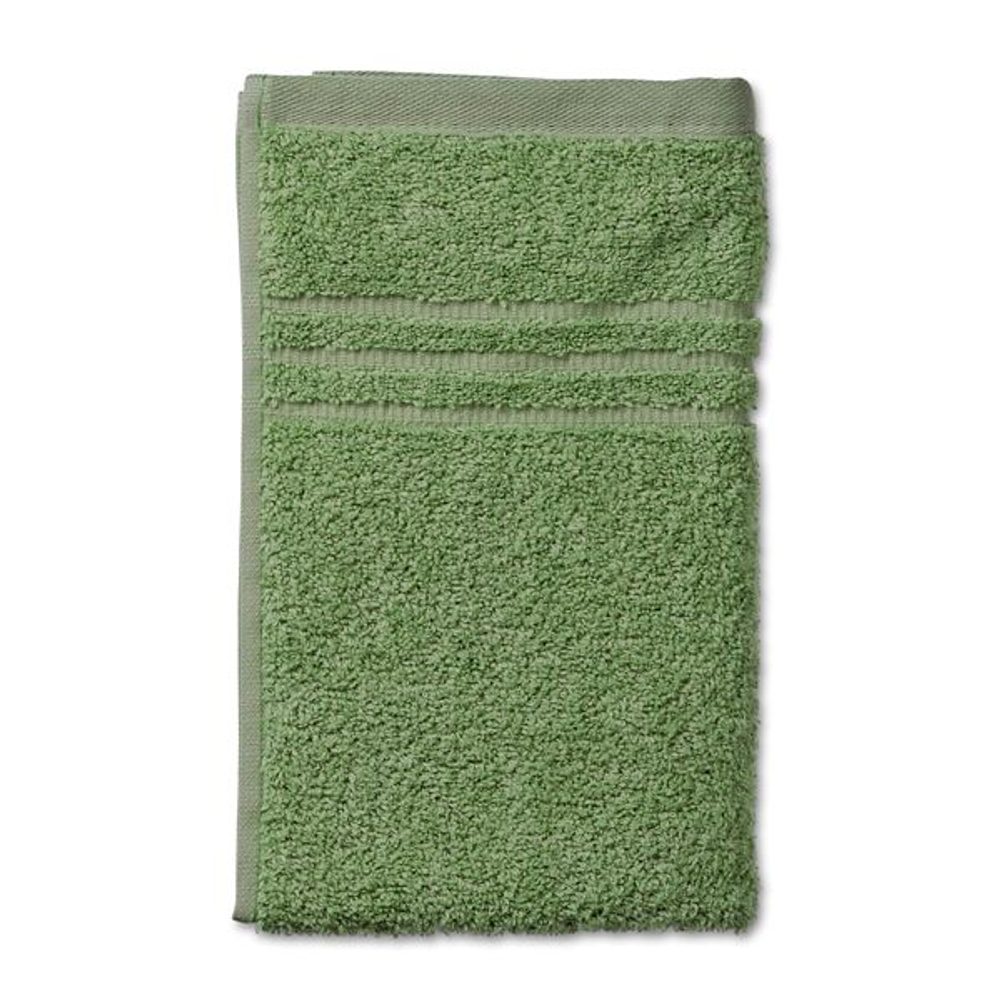 Levně KELA Ručník pro hosty Leonora 100% bavlna prémiová mechově zelená 30,0x50,0cm KL-24613