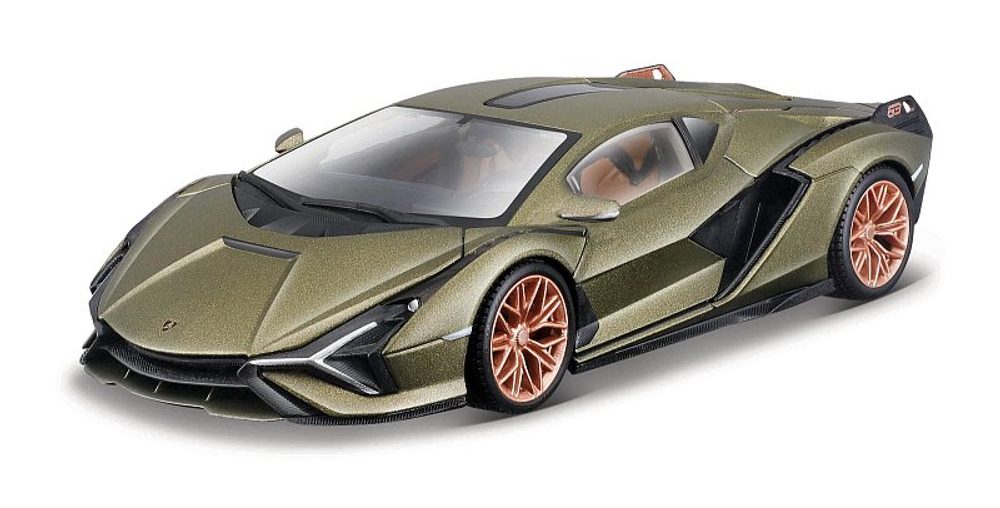 Levně Maisto - Speed Icons - Lamborghini Sián FKP 37, matně zelená, 1:64