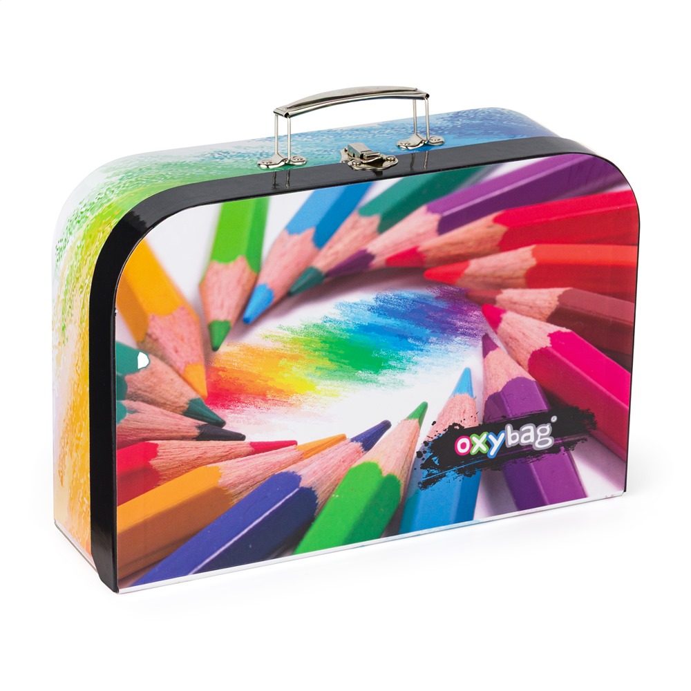 Levně Karton P+P Kufřík lamino 34 cm Pastelky