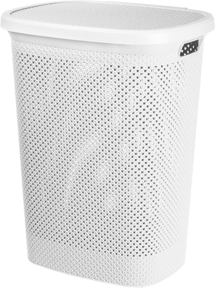 Levně EXCELLENT HOUSEWARE Koš na prádlo plastový 60 litrů bílá KO-027100010bila