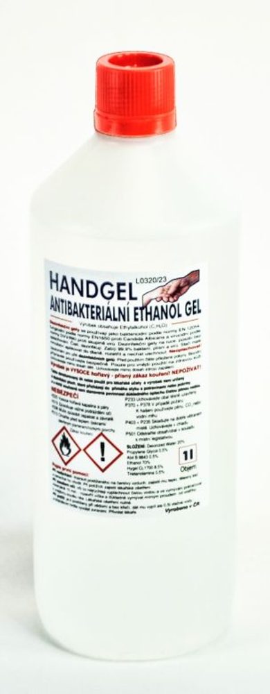 Levně dezinfekce 1,0l gel HANDGEL, antibakteriální QQ