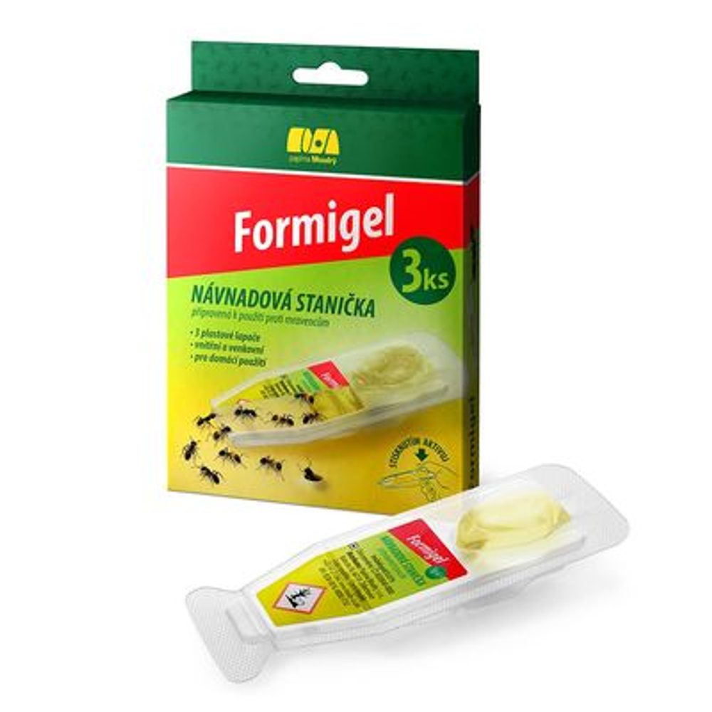 Levně Formigel 3ksx5g–stanička proti mravencům NOVINKA
