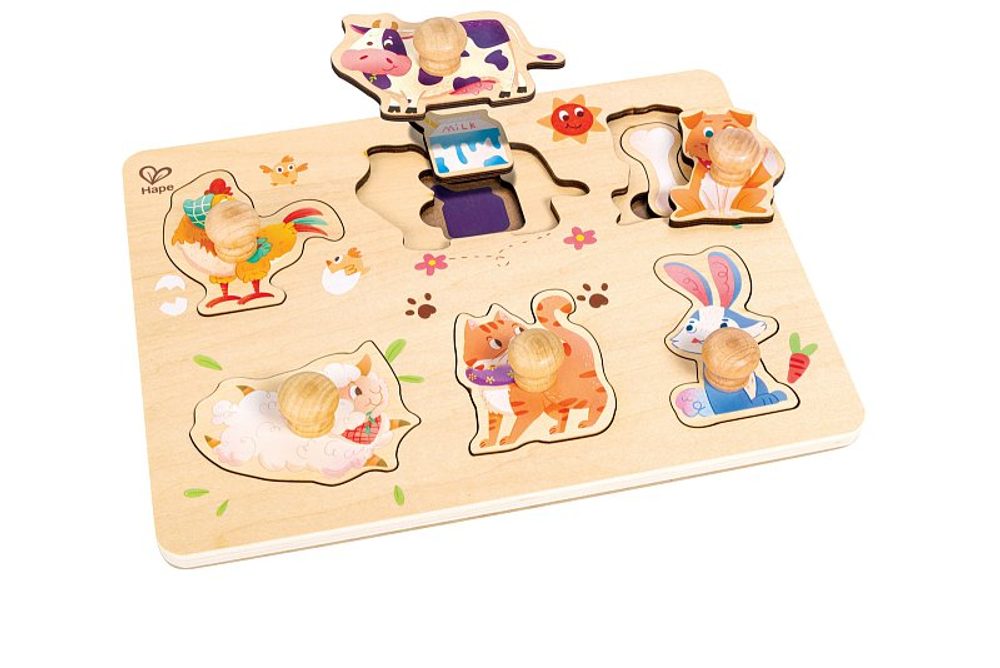 Levně Hape Puzzle - Farma