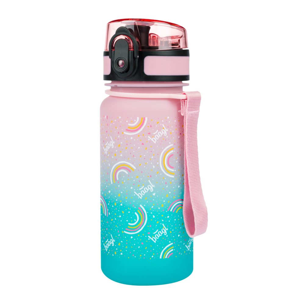 Levně BAAGL Tritanová láhev na pití Gradient Duha 350 ml