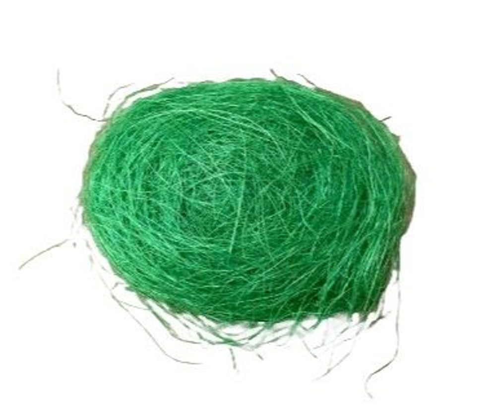 Levně dekorace SISAL zelený 50g, sáček