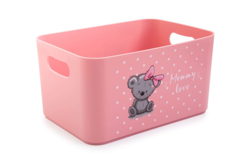 Levně box 4,0l MOMMY LOVE růž., 22,7x15,8x12cm