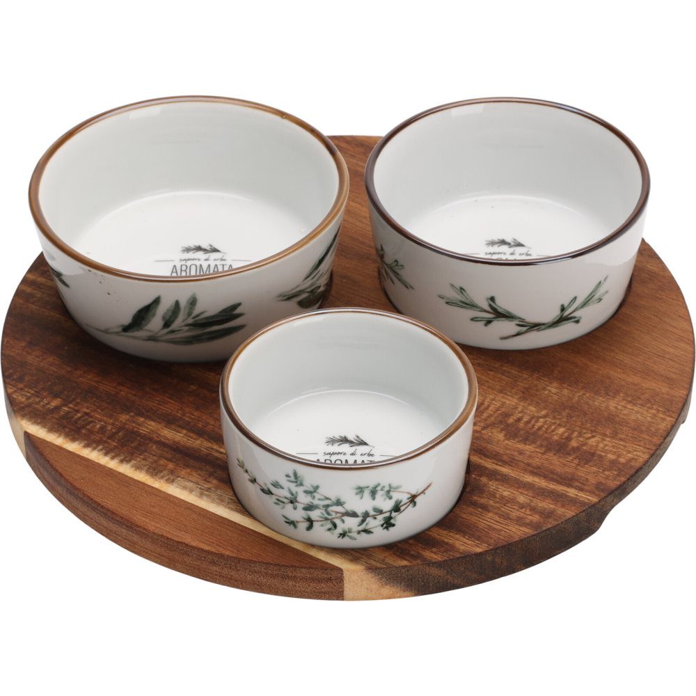 EXCELLENT HOUSEWARE Servírovací sada na pochutiny 4ks KO-210001420