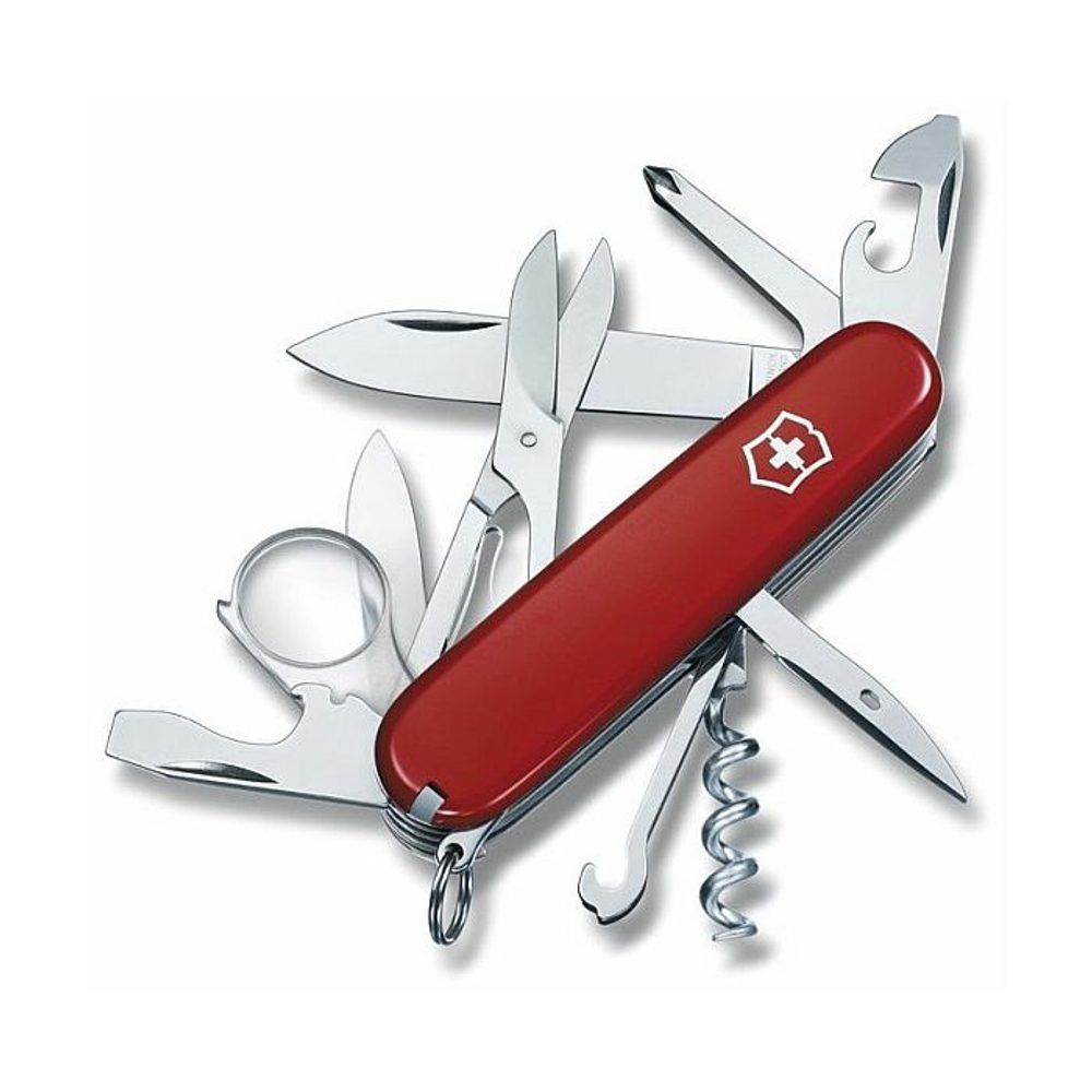 Levně nůž 14-funkcí 91mm Explorer červený, kapesní Victorinox