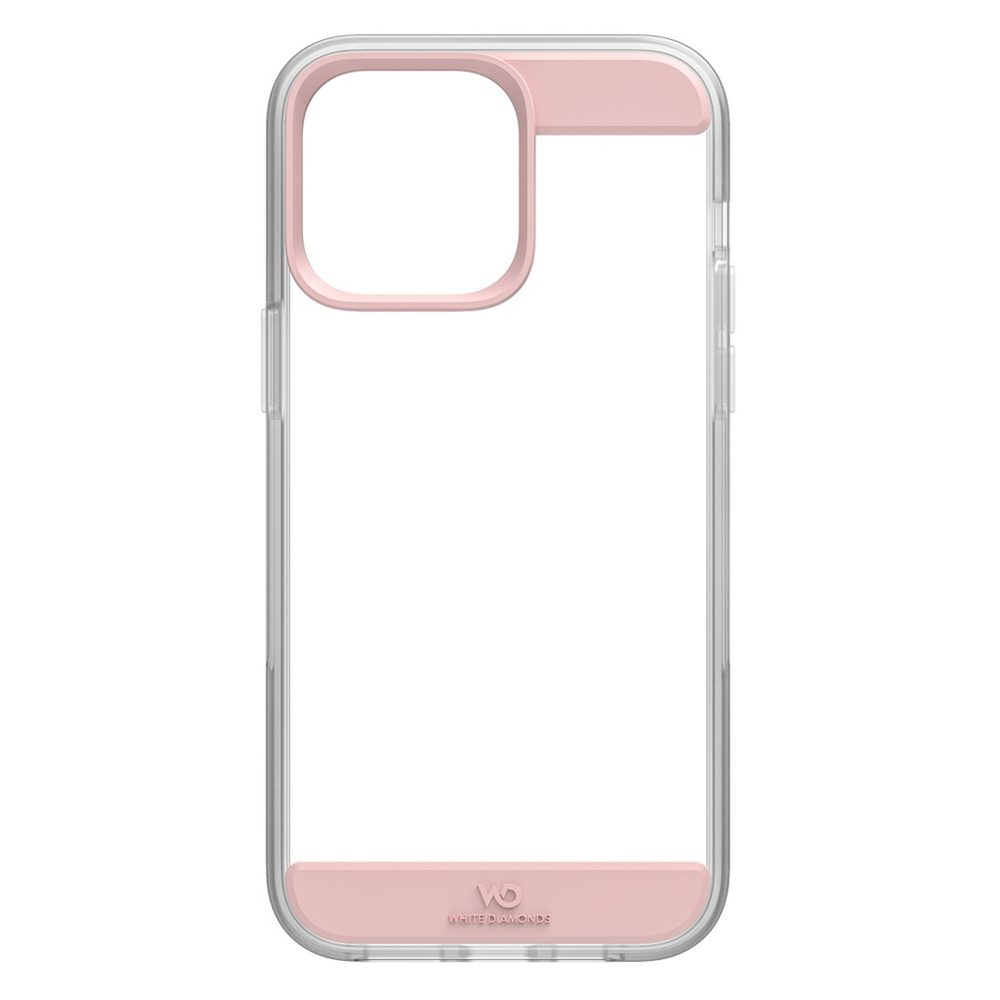 Levně White Diamonds Air Protection, kryt pro Apple iPhone 14 Pro Max, průhledný/růžový