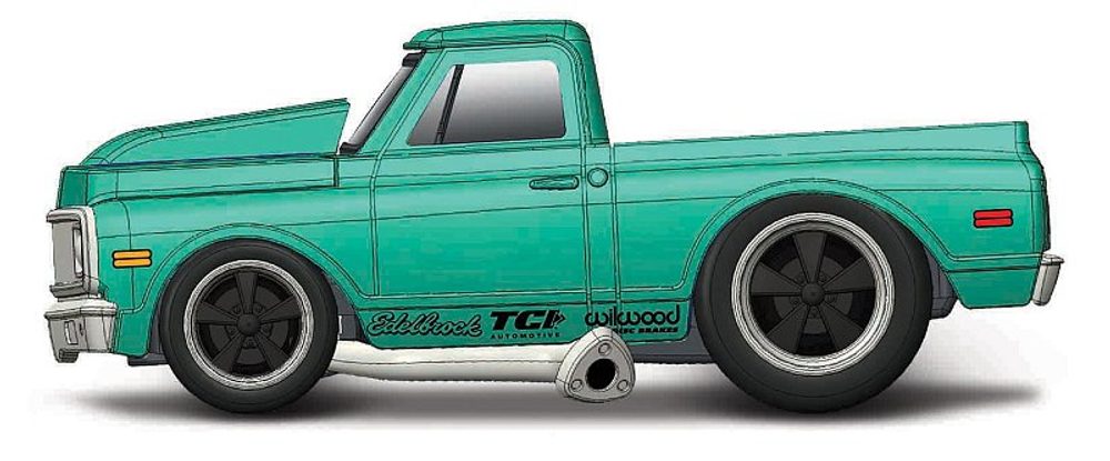 Levně Maisto - Muscle Machines - 1972 Chevrolet C10 Pickup, 1:64