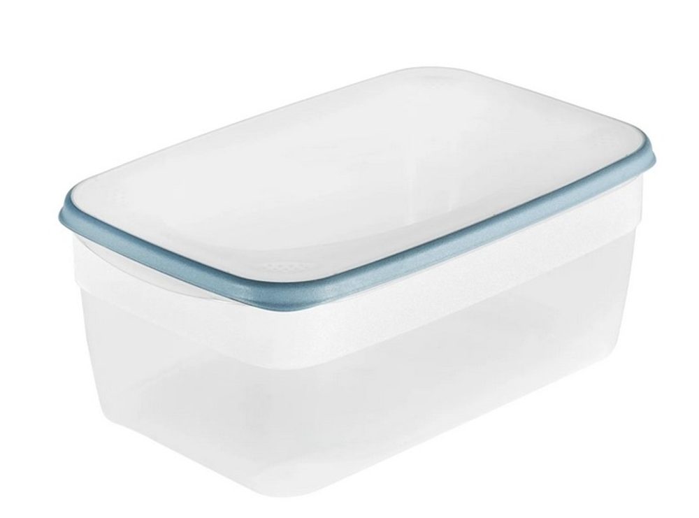 Levně box 5,4 l FRANCO, sev.modrá, 31,5x20x12,5cm, pruž.víko, plast