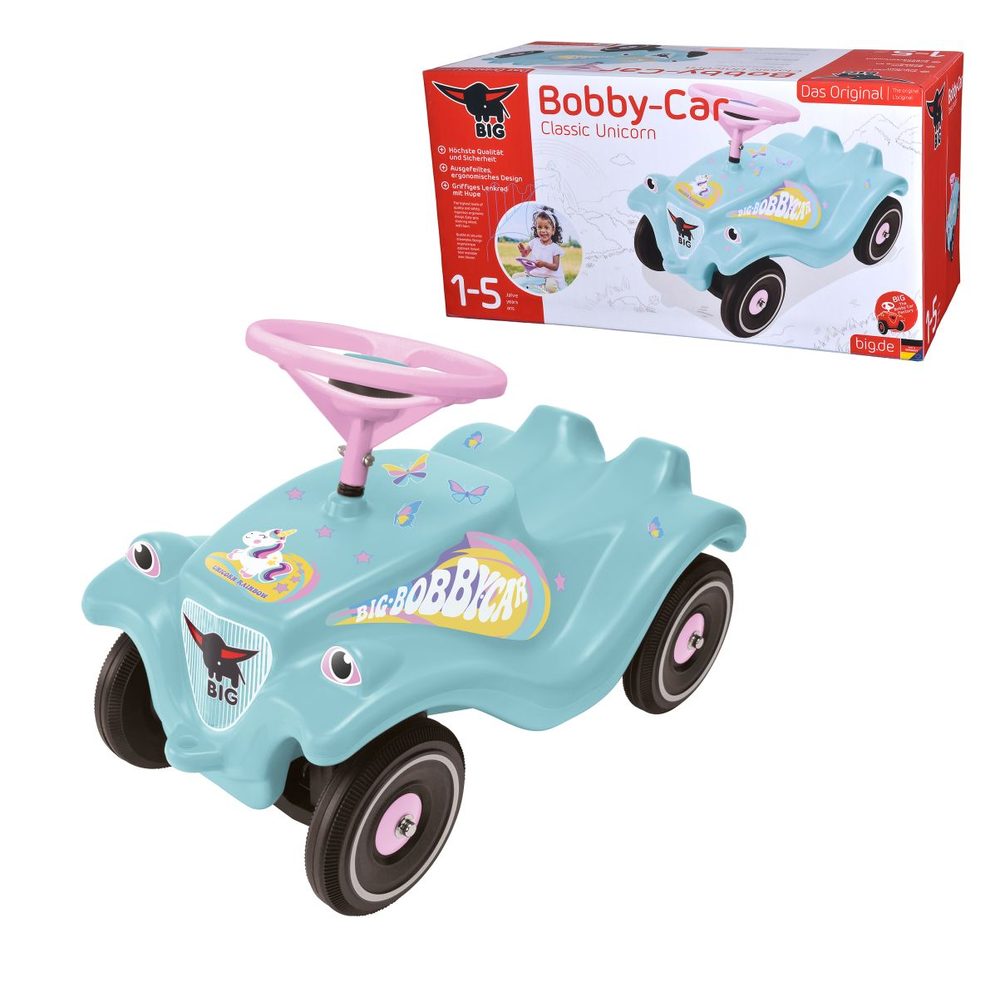 Levně Auto odstrkovadlo BIG BOBBY CAR CLASSIC Jednorožec