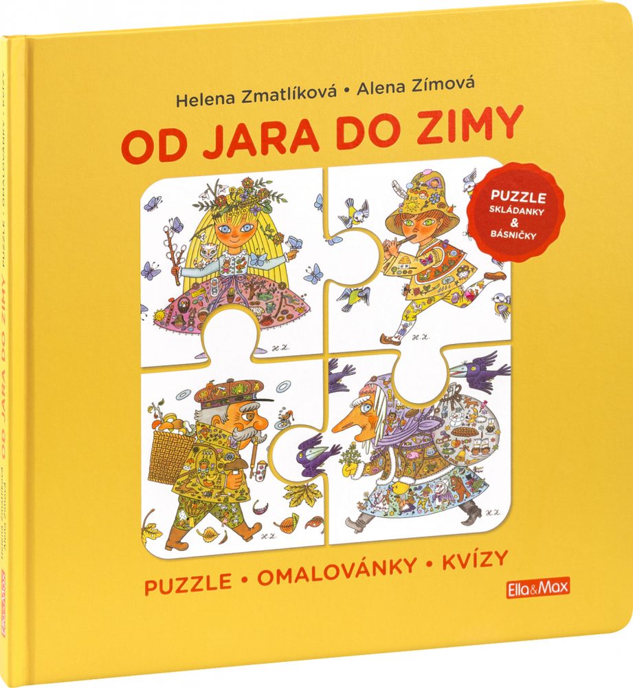 Levně Presco Group OD JARA DO ZIMY – Puzzle, básničky, omalovánky, kvízy