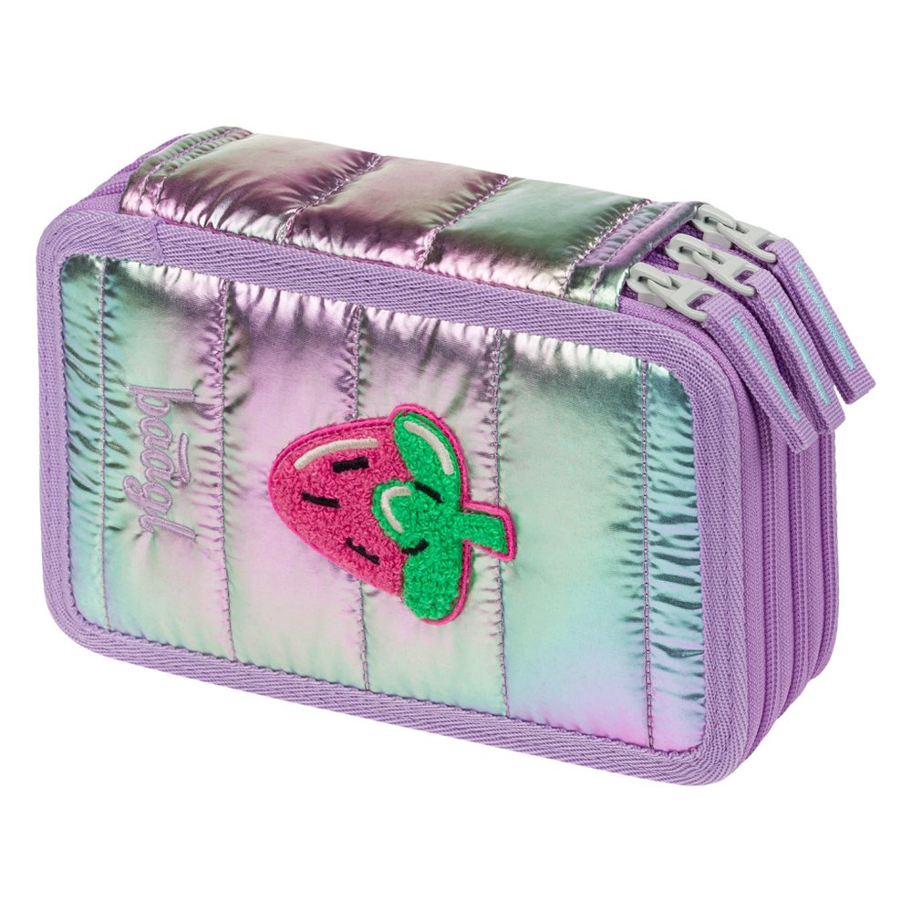 Levně BAAGL Školní penál třípatrový Lavender