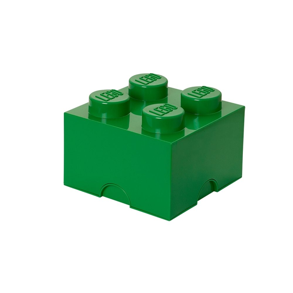 Levně LEGO úložný box 4 - tmavě zelená