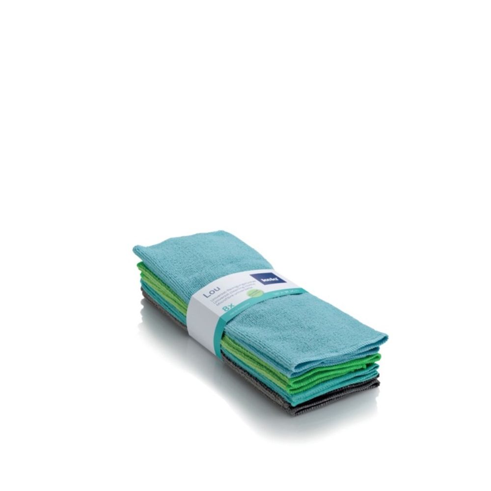 Levně KELA Univerzální utěrky LOU, polyester, 8ks KL-11684