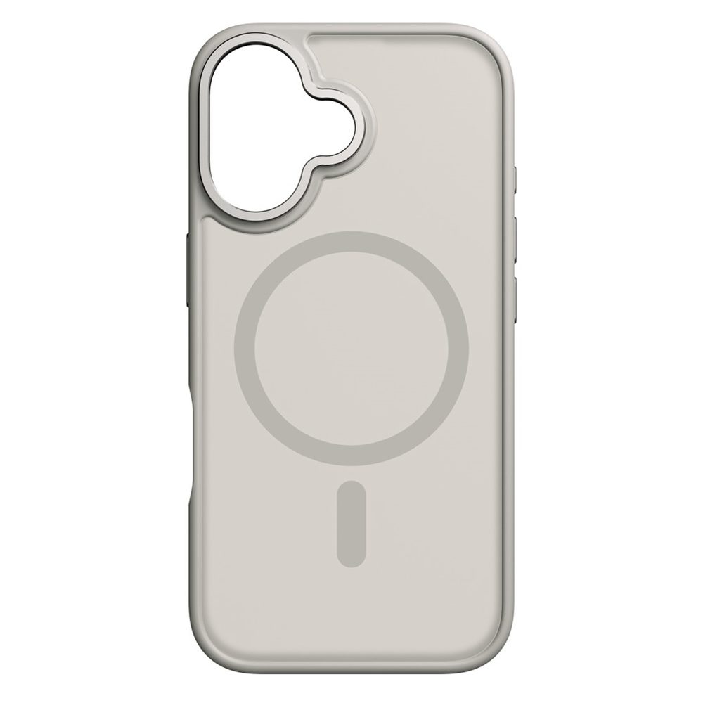 Levně White Diamonds Hybrid Case, kryt pro Apple iPhone 16, magnetický, matný, poloprůhledný pískový