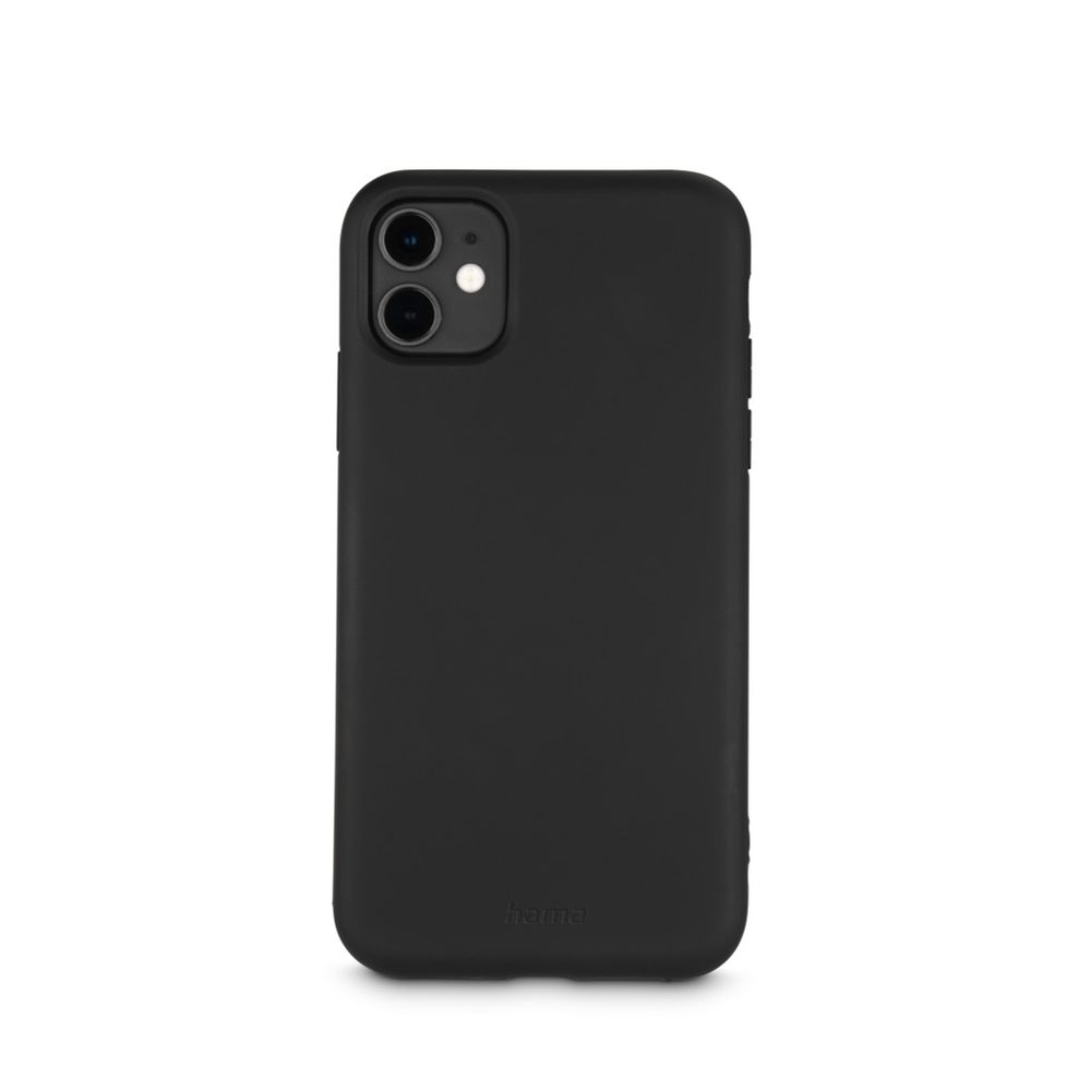 Levně Hama Fantastic Feel, kryt pro Apple iPhone 11, hebký povrch, černý