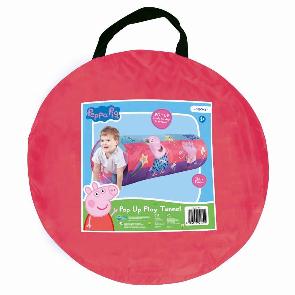 Levně POP UP Tunel Peppa Pig, 145x50 cm