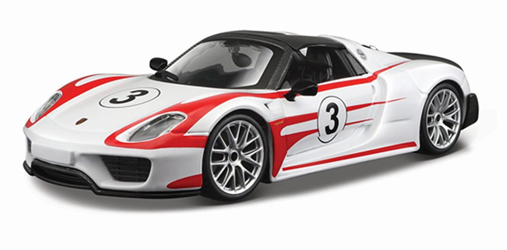 Levně Bburago 1:24 RACE PORSCHE 918 WIESSACH