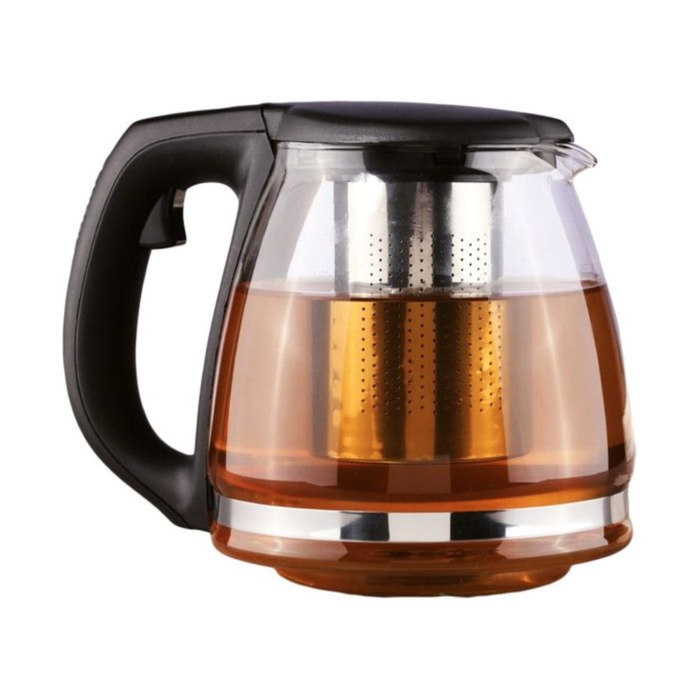 Levně konvice 1,20l SKLO+sítko NR, sklo/plast