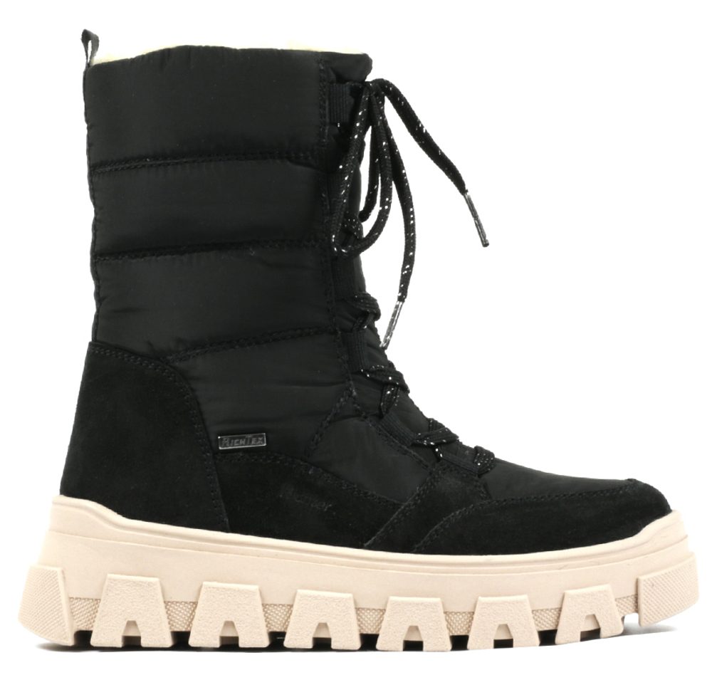 Dívčí zimní kozačky CHUNKY BOOT Richter - Iron black - 41