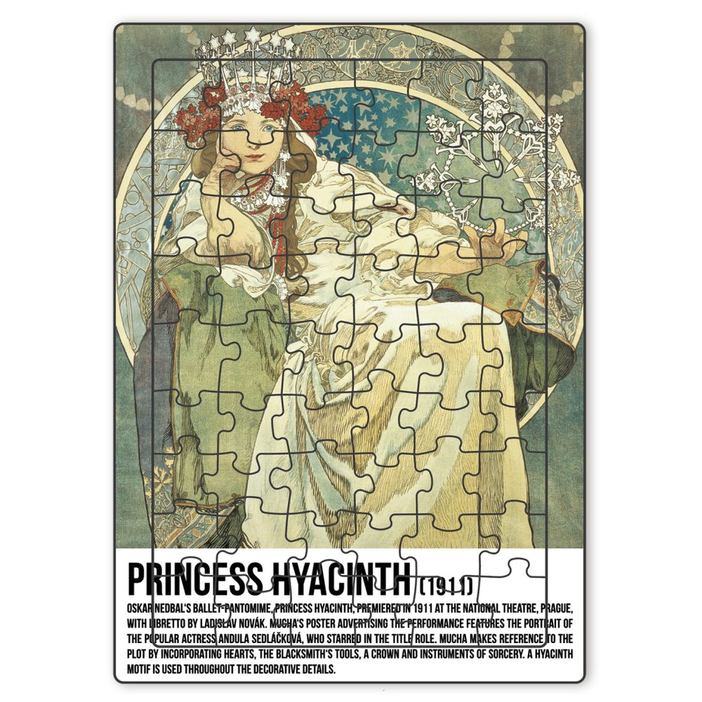 Levně Presco Group Puzzle Alfons Mucha - Princezna