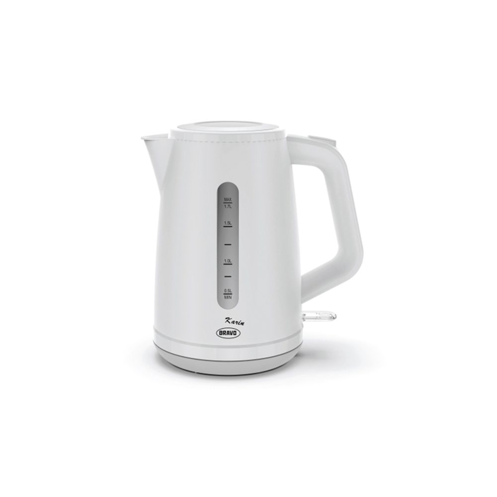 Levně konvice var. 1,7l B-5026 KARIN, bílošedá, 2200W, BRAVO