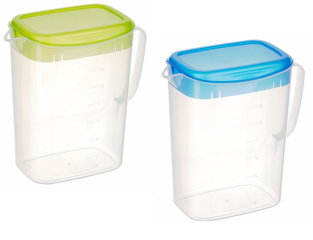 Levně džbán 1,75l s víkem, 20x10,2x19,7cm, plast