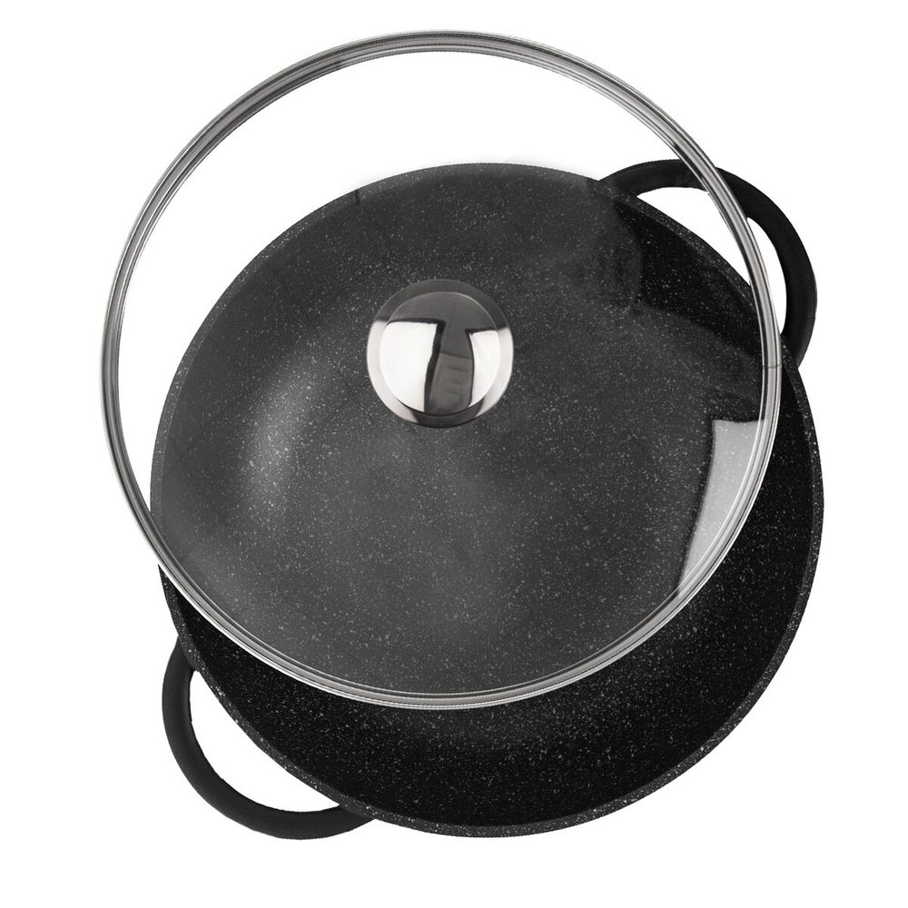 Levně Pánev GRANDE Wok s poklicí pr. 32 cm