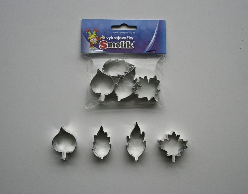 Levně vykr. 0735 Lístečky, sada-4ks