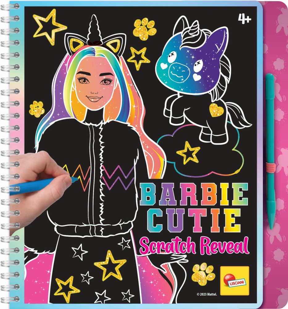 Levně BARBIE SKETCH BOOK CUTIE SCRATCH REVEAL