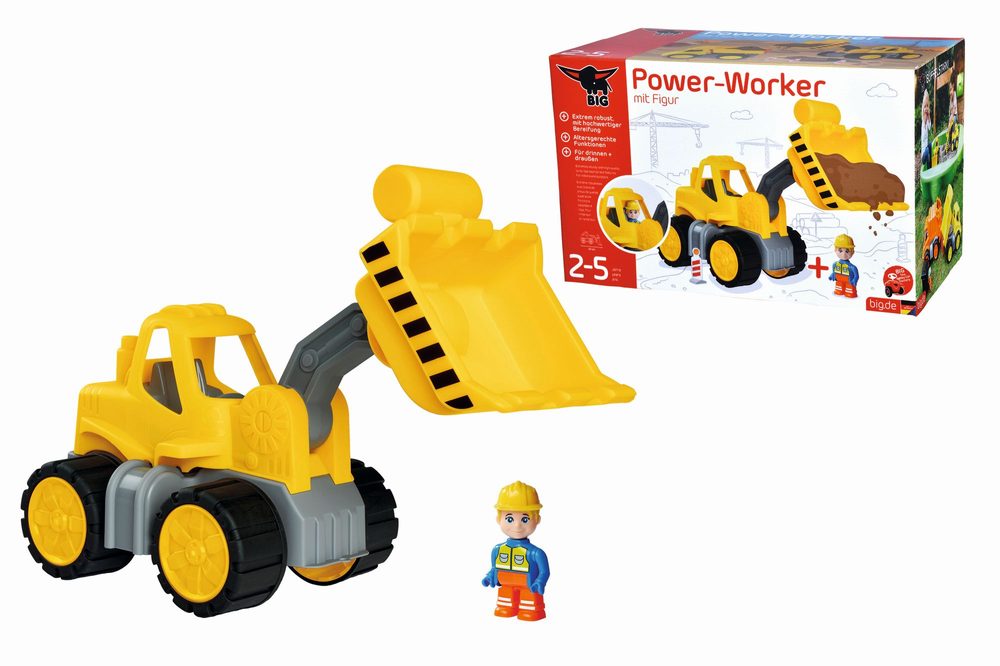 Levně BIG Power Kolový nakladač s figurkou 47 cm
