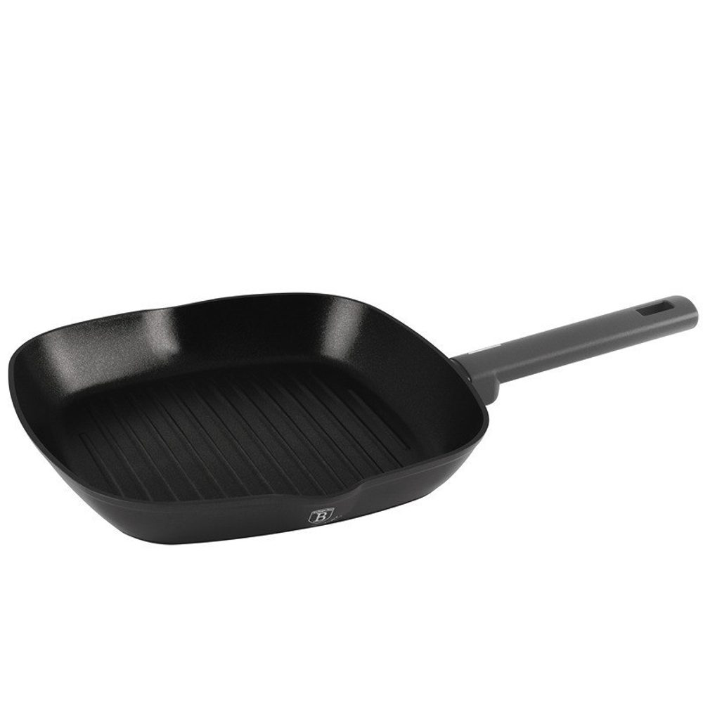 Levně BERLINGERHAUS Pánev grilovací s titanovým povrchem 28 cm Antracit Collection BH-8126