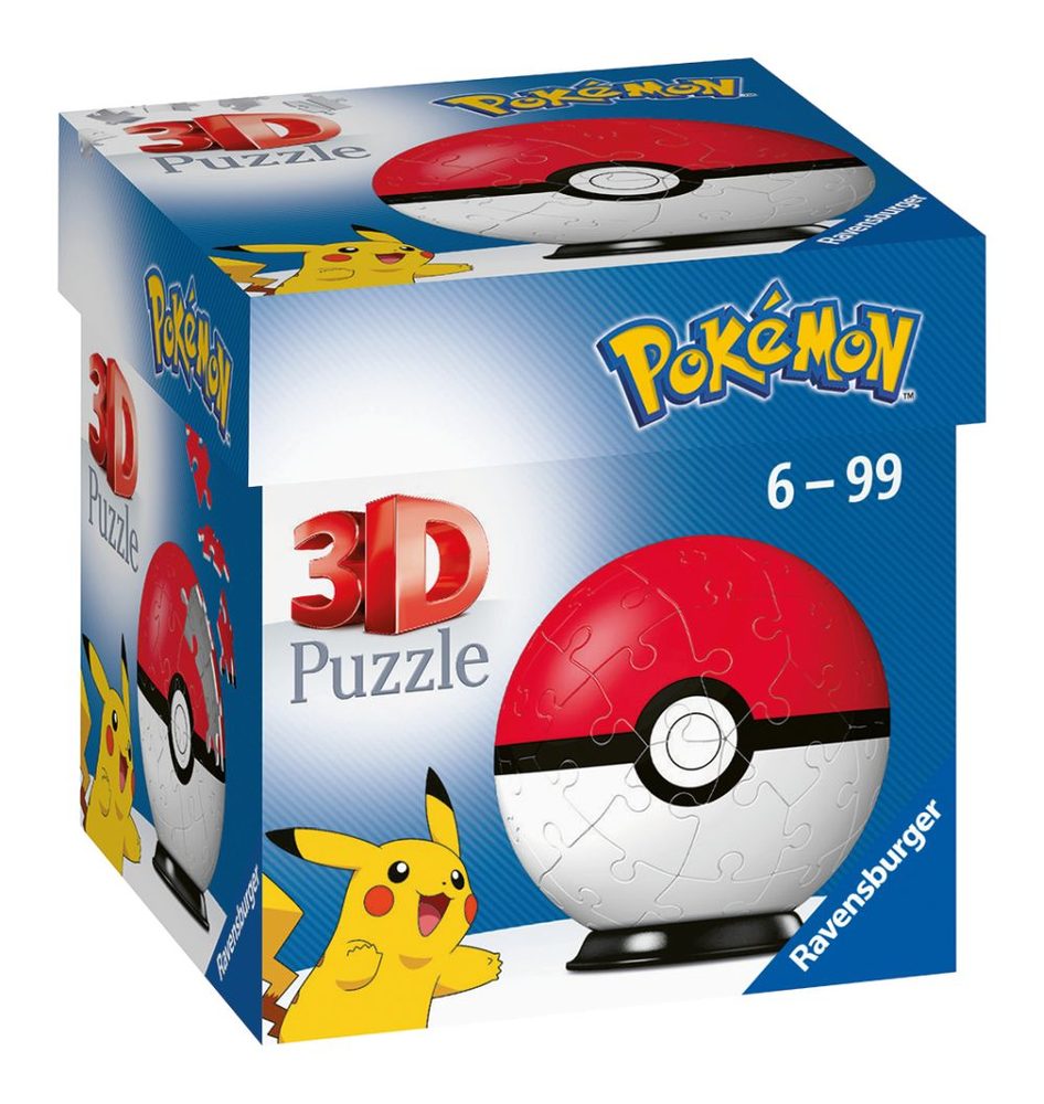 Levně Puzzle-Ball Pokémon Motiv 1 - položka 54 dílků