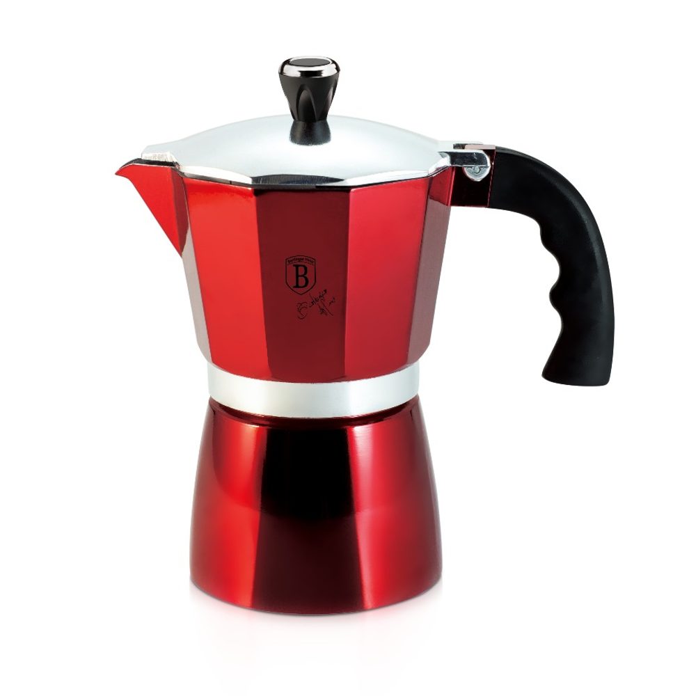 Levně BERLINGERHAUS Konvice na espresso 3 šálky Burgundy Metallic Line BH-8544