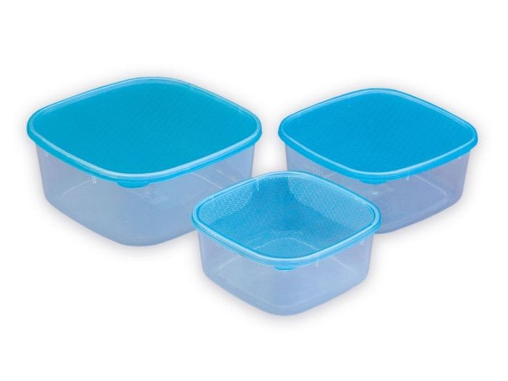 Levně box-sada 3ks, (0,9+1,2+2l), plast