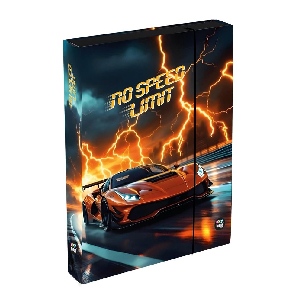 Levně Box na sešity A4 Jumbo auto 2