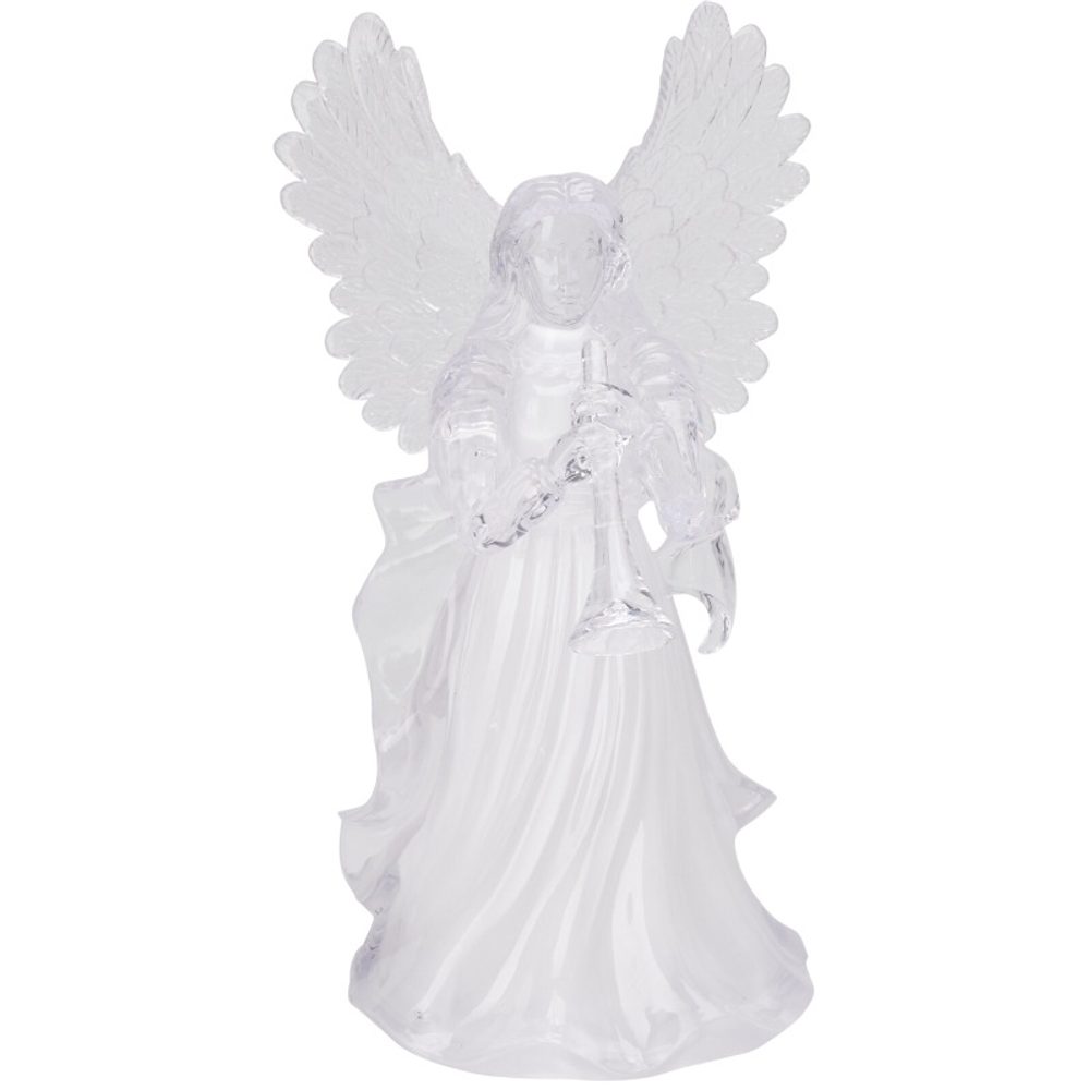 HOMESTYLING Vánoční dekorace anděl svíticí 30 cm barevný KO-AX5351050trub