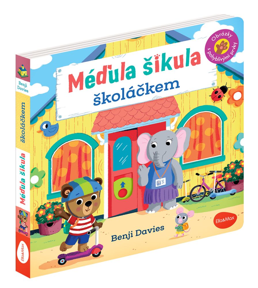 Levně MÉĎULA ŠIKULA ŠKOLÁČKEM – Obrázky s pohyblivými prvky