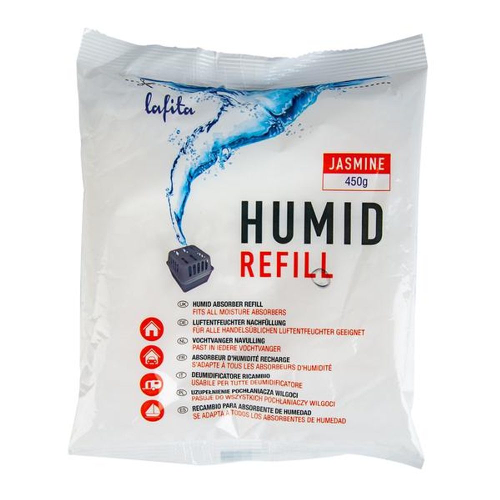 Levně LAFITA NÁPLŇ DO POHLCOVAČE VLHKOSTI LAFITA 450G,JASMÍN