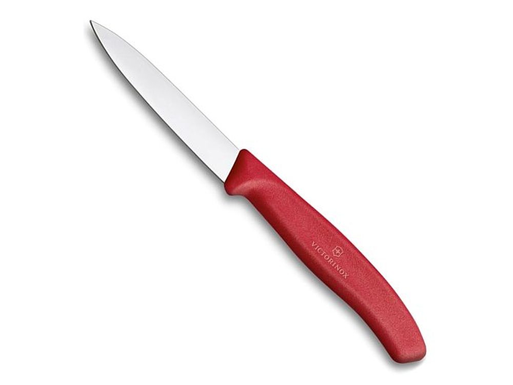 Levně nůž 8cm kuch., HLADKÝ ČERVENÝ, VICTORINOX