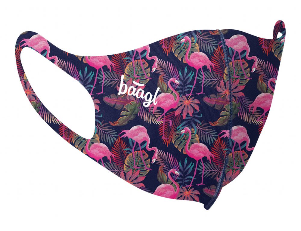 Levně BAAGL Antibakteriální rouška pro děti Flamingo Baagl