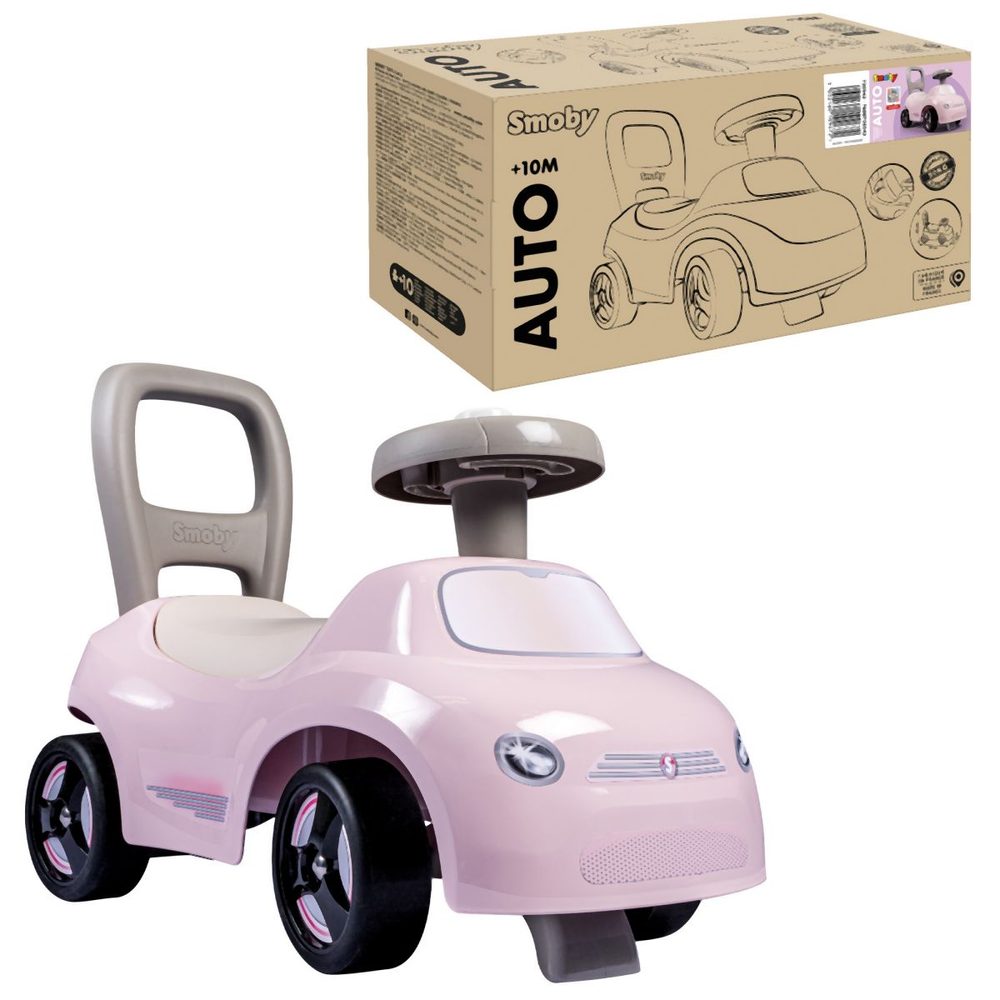 Levně Odrážedlo Auto Růžové